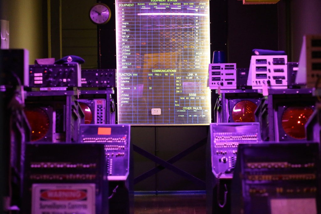 The control room at Scotland's Secret Bunker