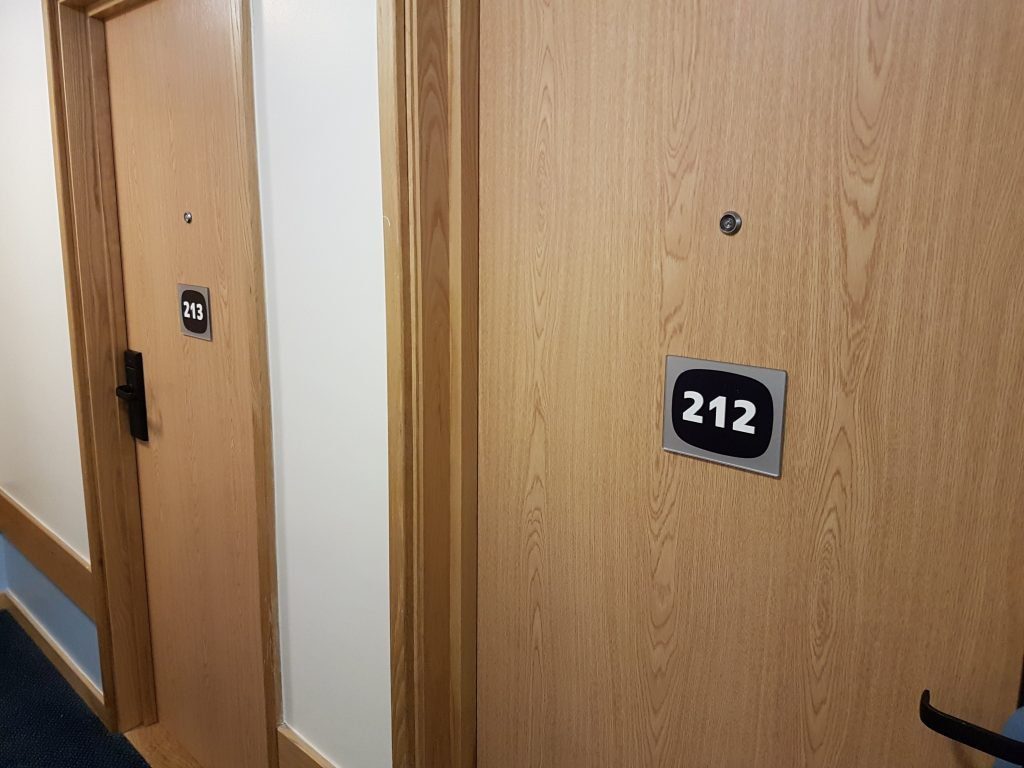 Hotel doors