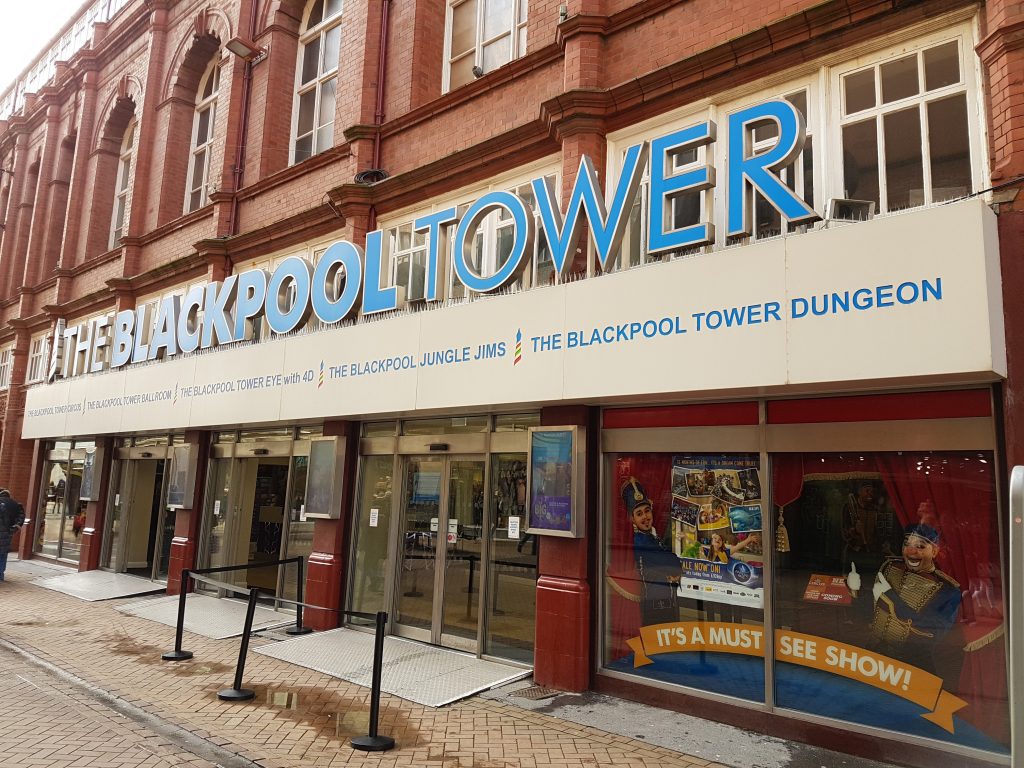 Entrance to Blackpool Tower