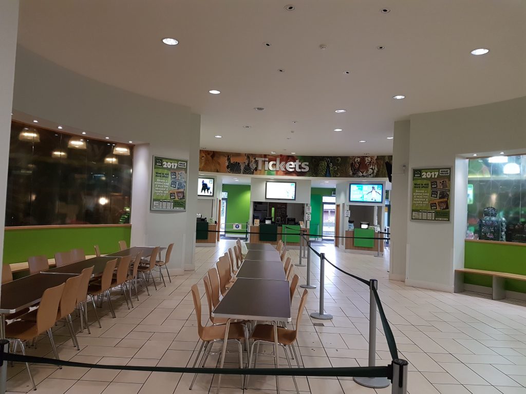 Blackpool Zoo canteen