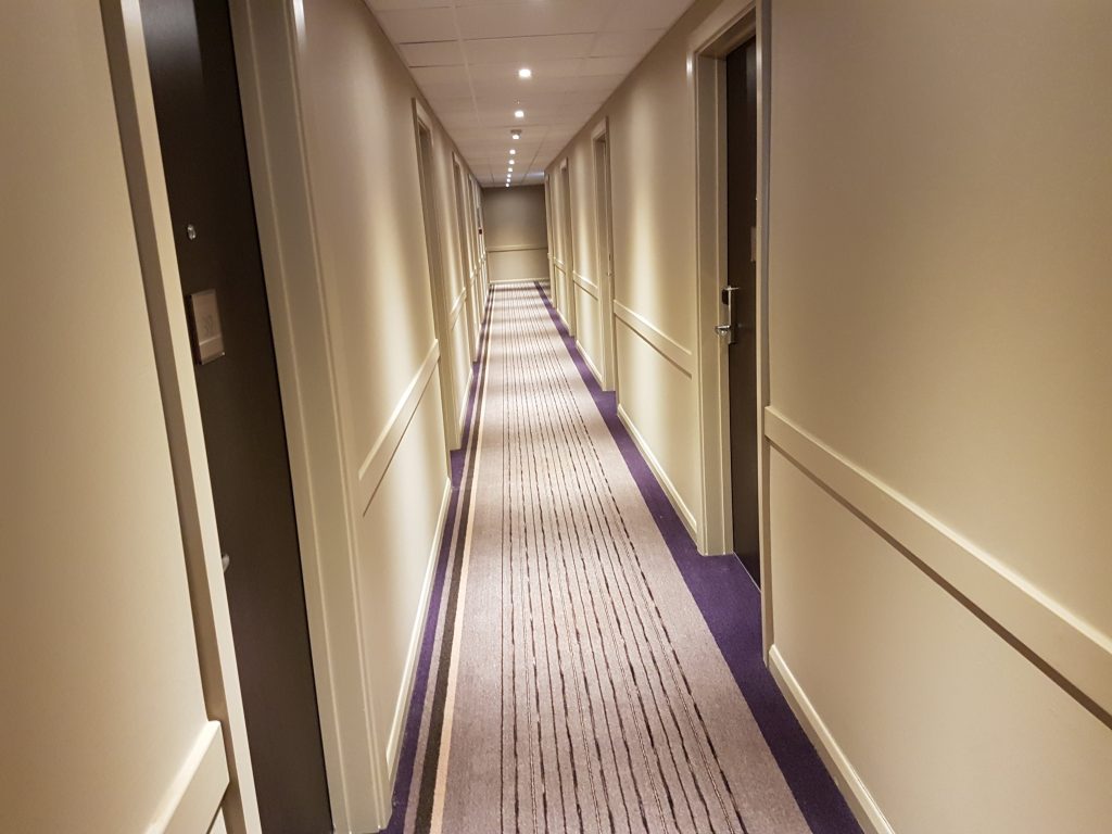 Hotel corridor
