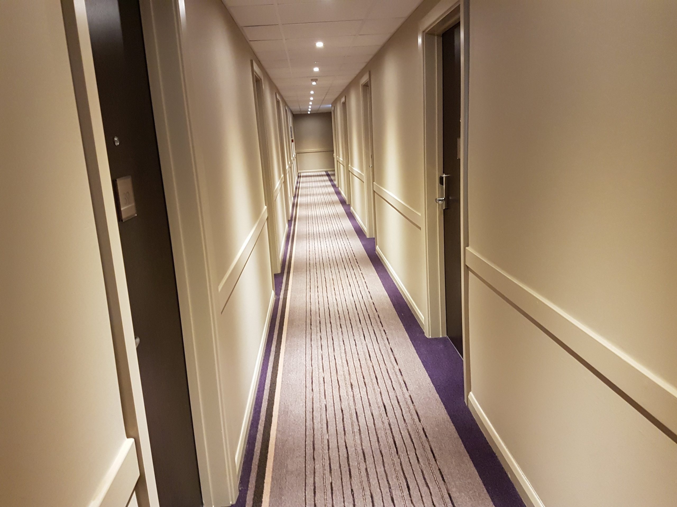 Hotel corridor