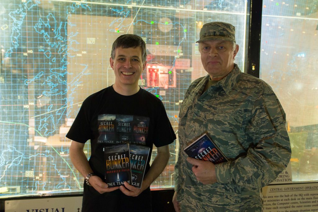 Author Paul Teague and Secret Bunker part owner Peter Gordon